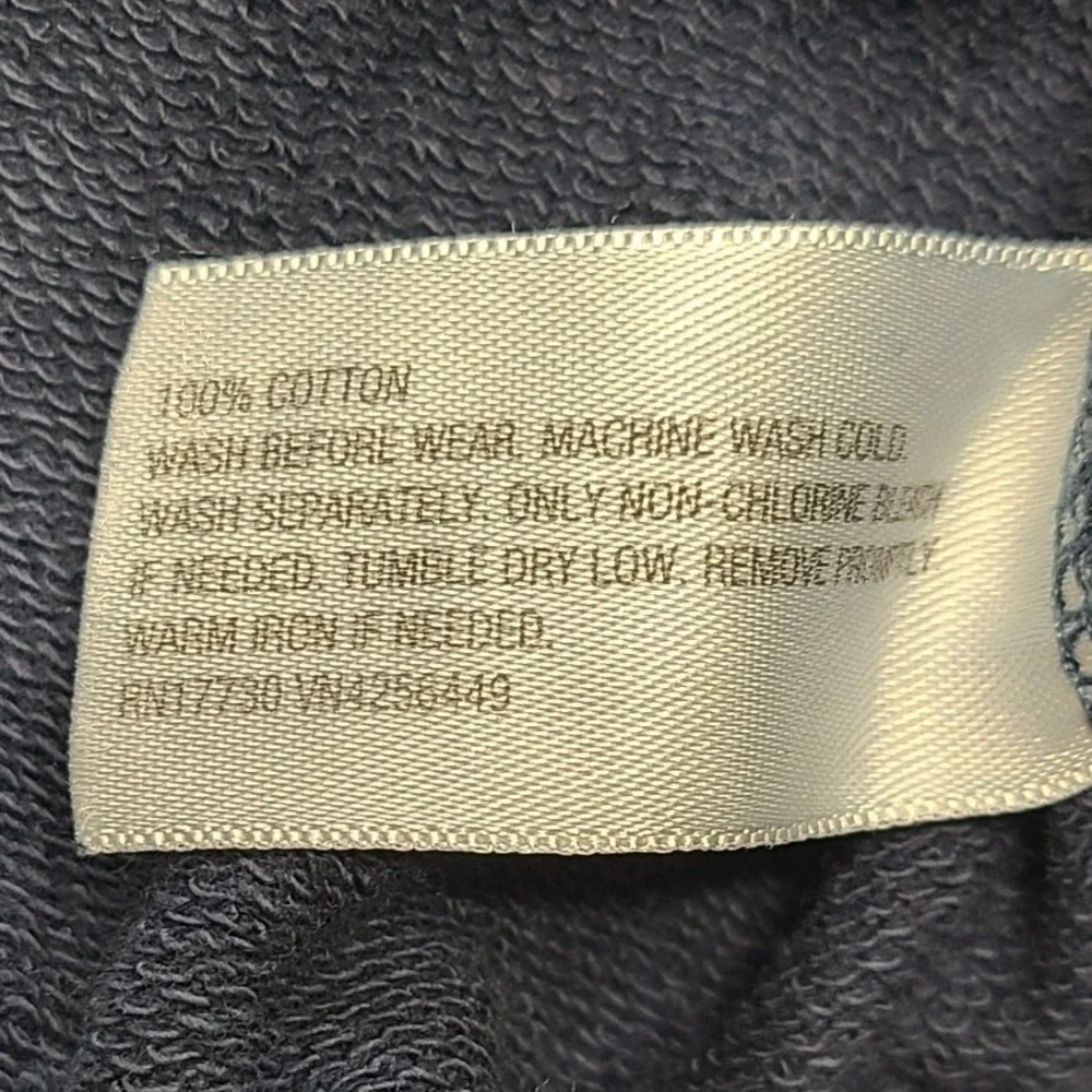 Goodfellow & Co Mens Vintage French Terry Crewneck Sweatshirt Navy Blue Medium